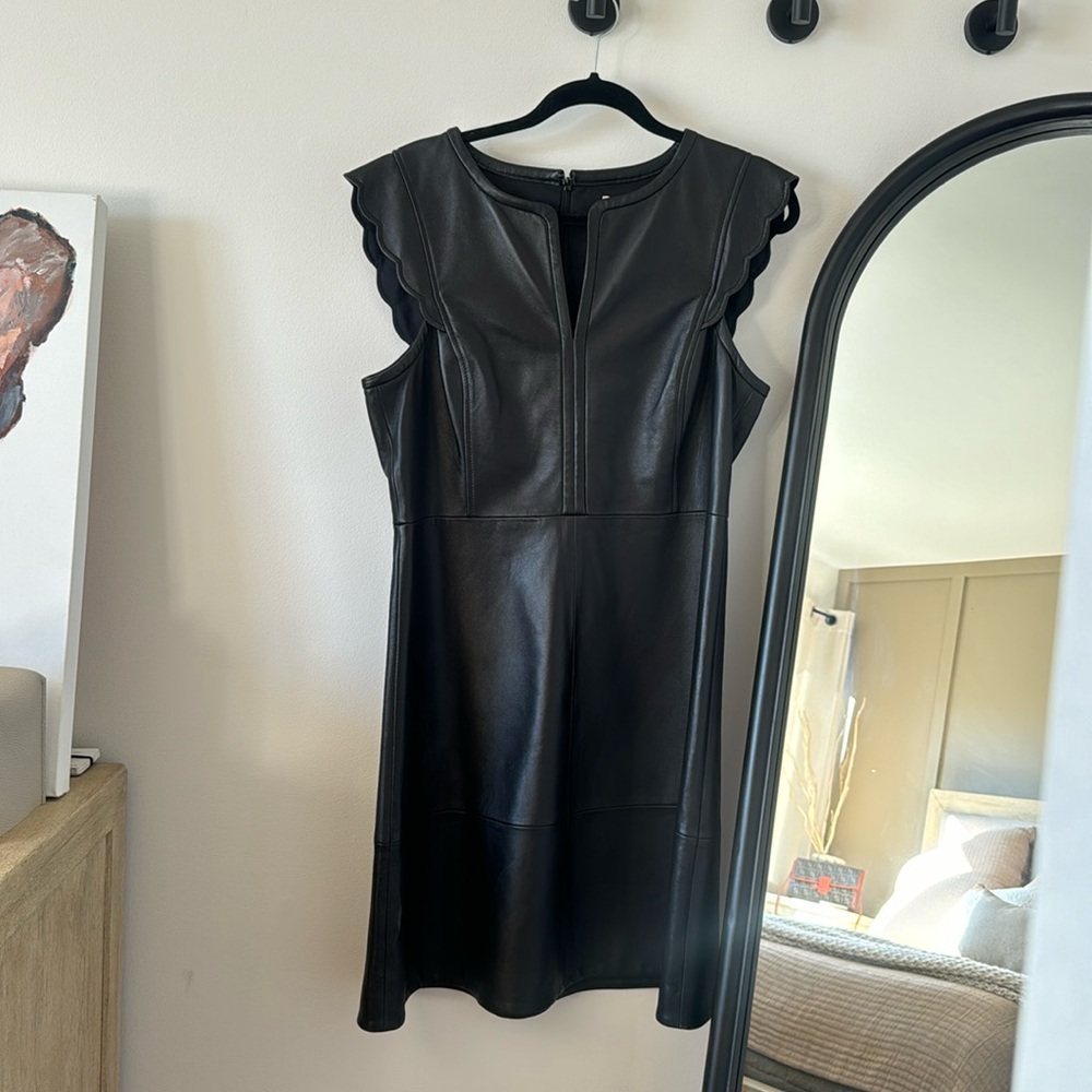Women’s Tory Burch Marietta Leather Dress NWT size 12